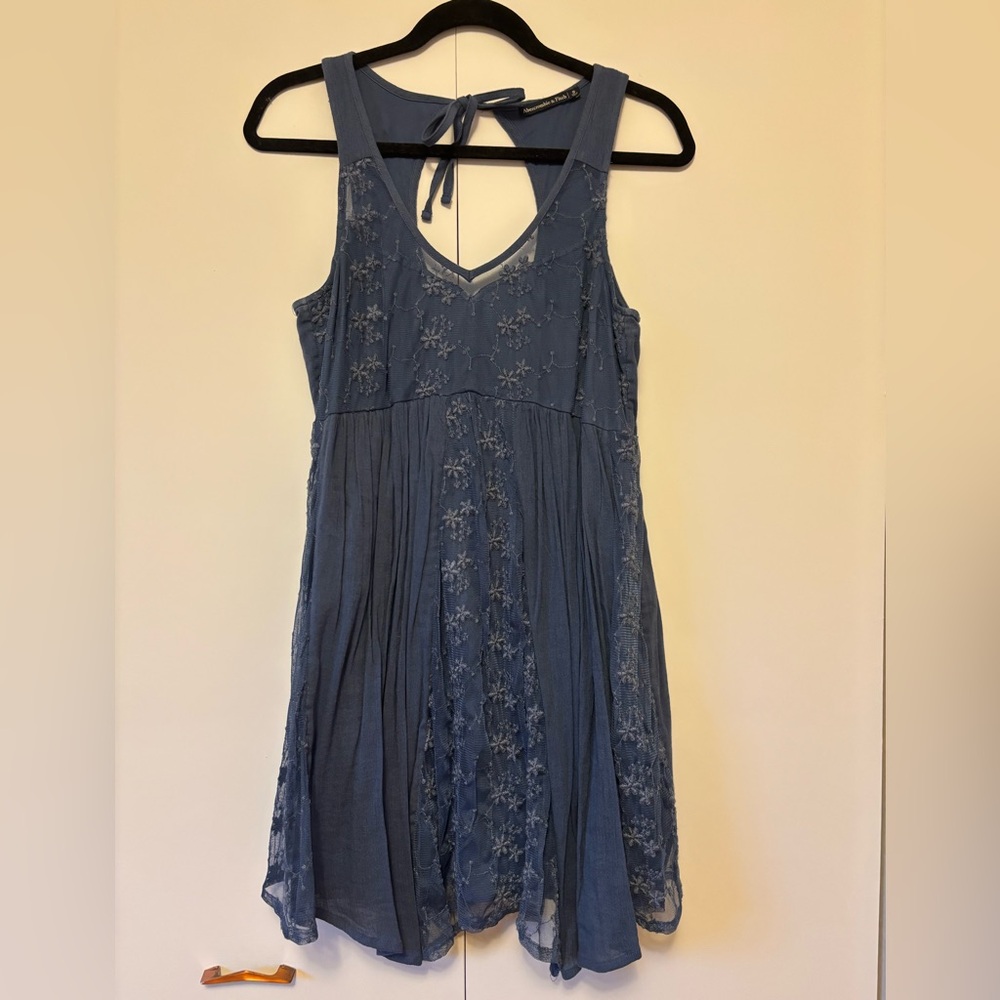 Abercrombie & Fitch Blue Mini Dress